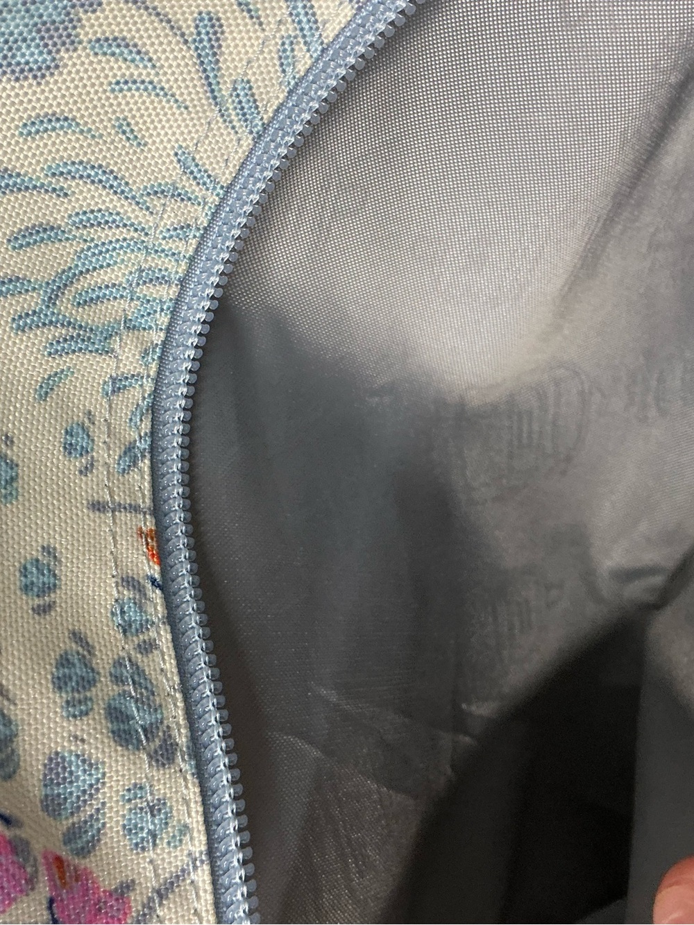 Jansport Cream Floral & Pastel Blue Butterfly Backpack - Picture 4 of 9